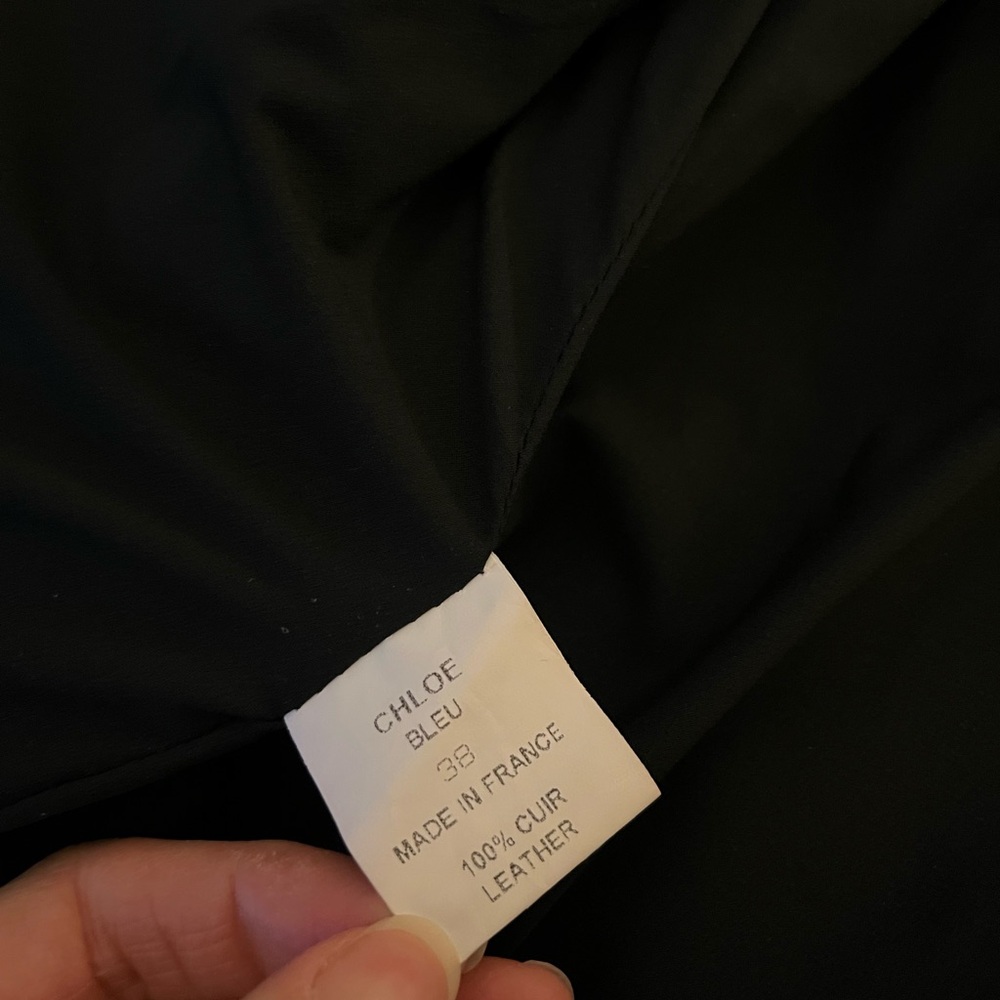 Elegant Sky Blue 100% Cuir Leather Jacket - Picture 13 of 13